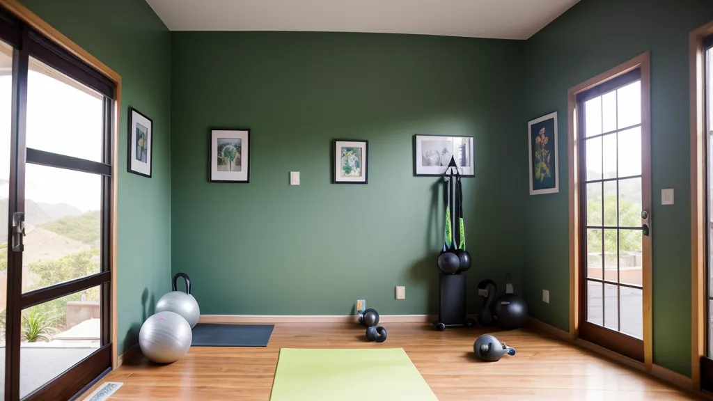 Tapete y mancuernas de un programa de entrenamiento en casa, la alternativa de bajo costo frente al gimnasio
