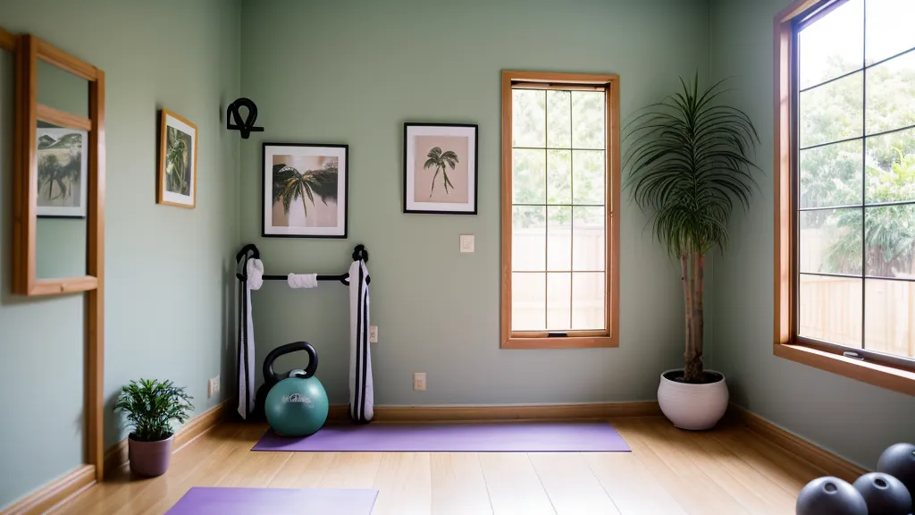 Plan de entrenamiento personalizado en la computadora junto a una cuerda de saltar para fitness en casa
