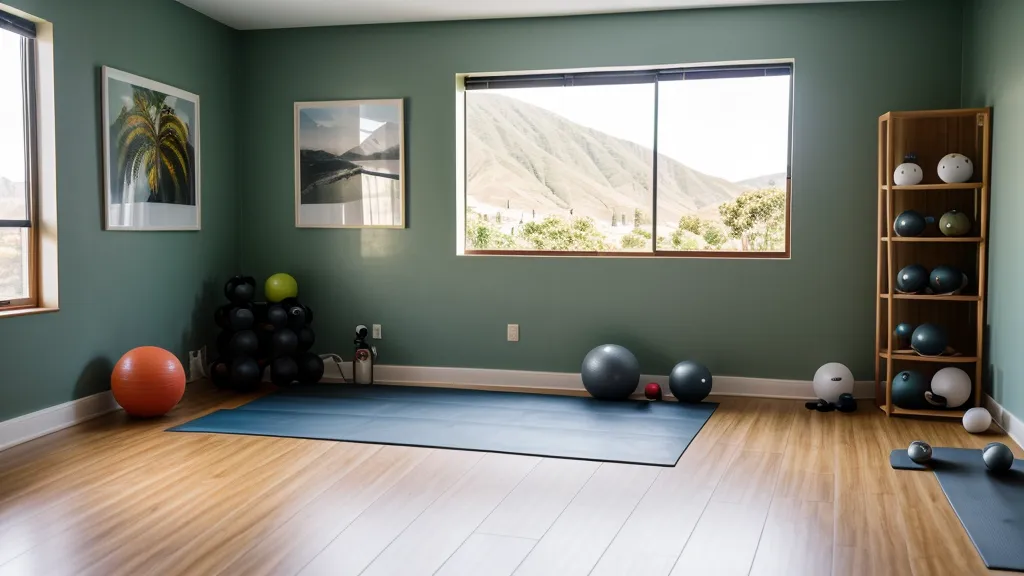Zapatos de entrenamiento usados sobre el piso de un apartamento tras una rutina de fitness en casa