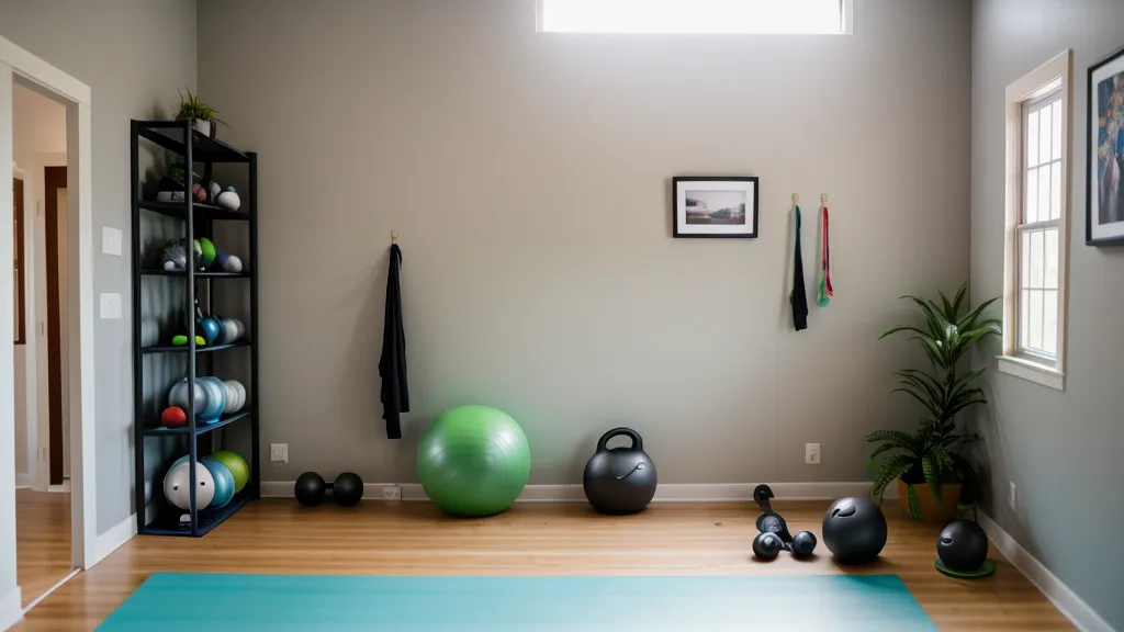 Barra de calistenia en un marco de puerta para entrenamiento en espacios pequeños