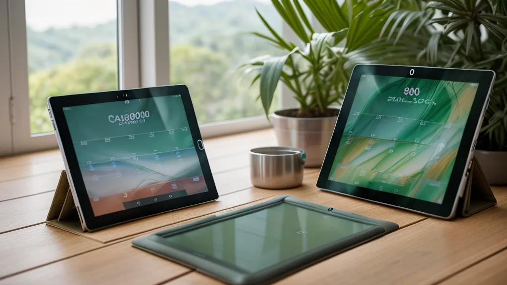 Tablet mostrando la barra de progreso de un reto de entrenamiento en casa de 90 días, un detalle clave de buena interfaz